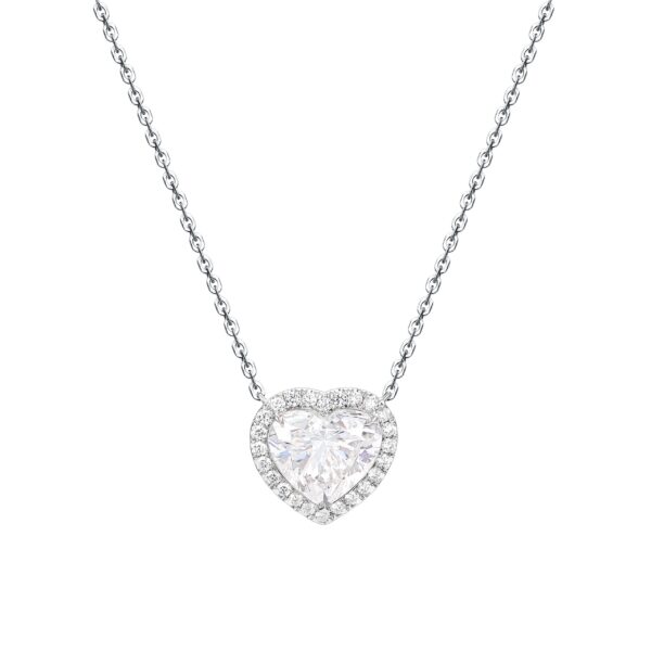 3ct Heart Diamond Pendant