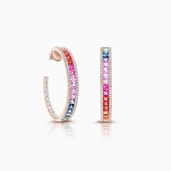 RAINBOW COLLECTION DIAMOND EARRINGS