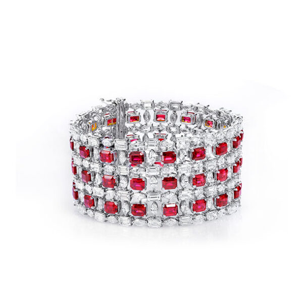 Diamonds and Rubys bracelet