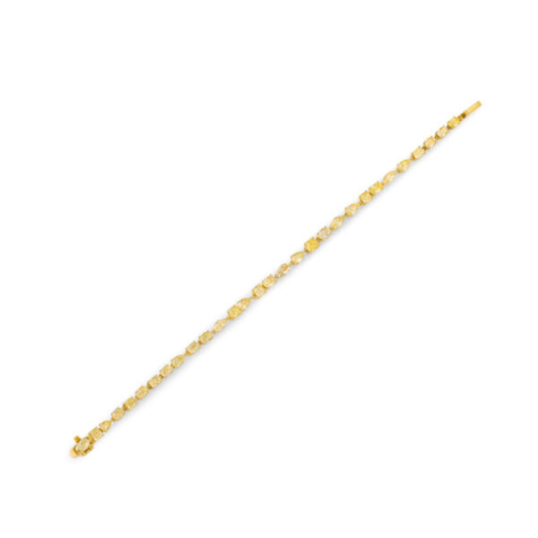 Yellow Diamond Multi Shape Bracelet