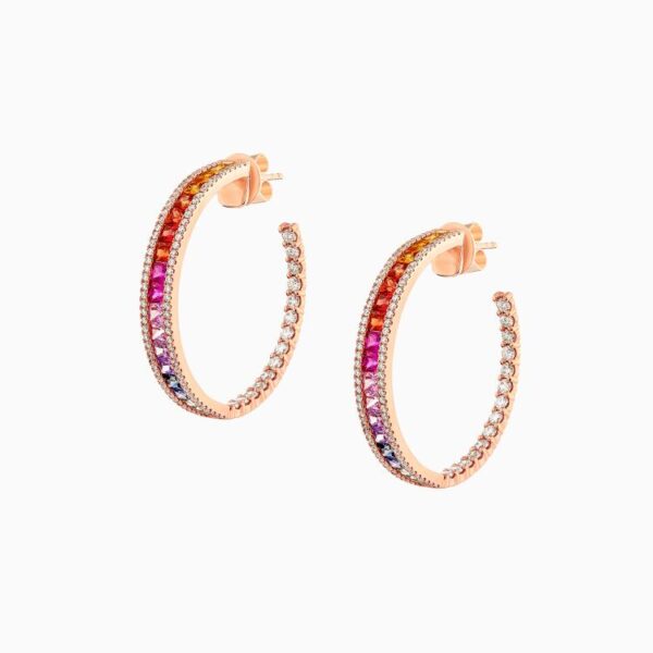 Aurora Rainbow Diamond Earrings