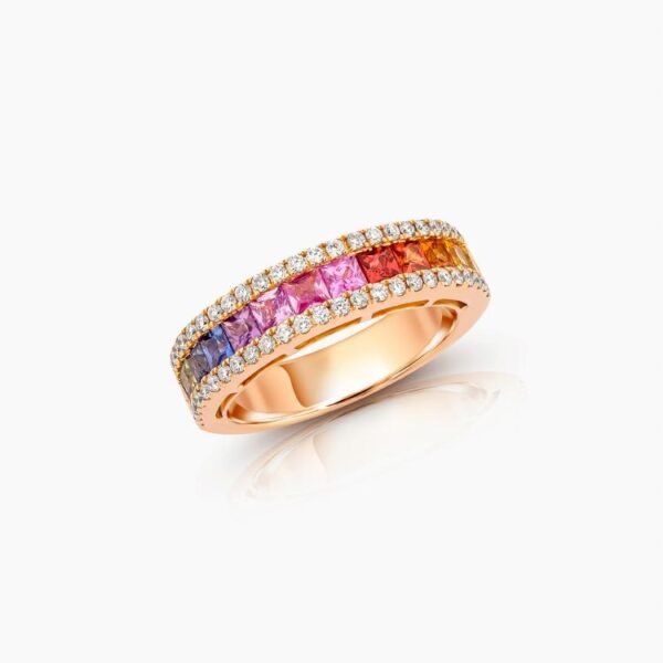 Aurora Rainbow Diamond Ring