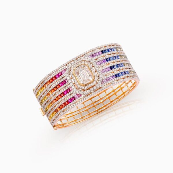 RAINBOW DIAMOND BANGLE