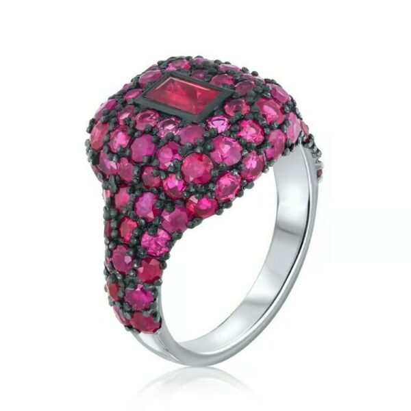 Black Gold Ruby Ring