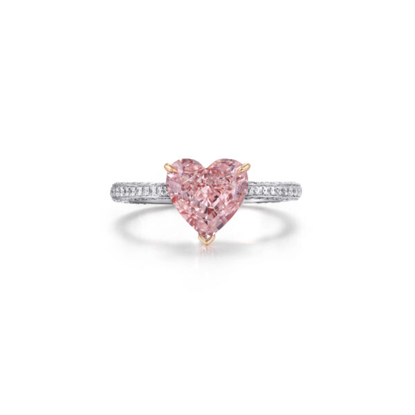 Pink Heart Shape Ring
