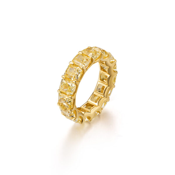 Yellow Diamond Eternity Ring