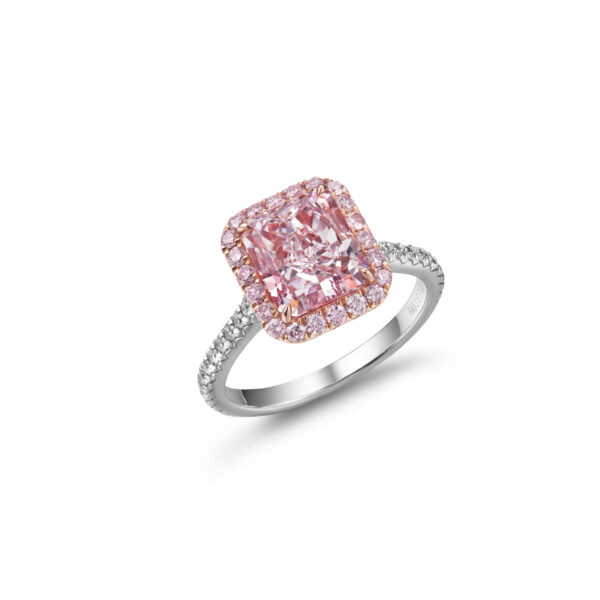 Pink Diamond Ring